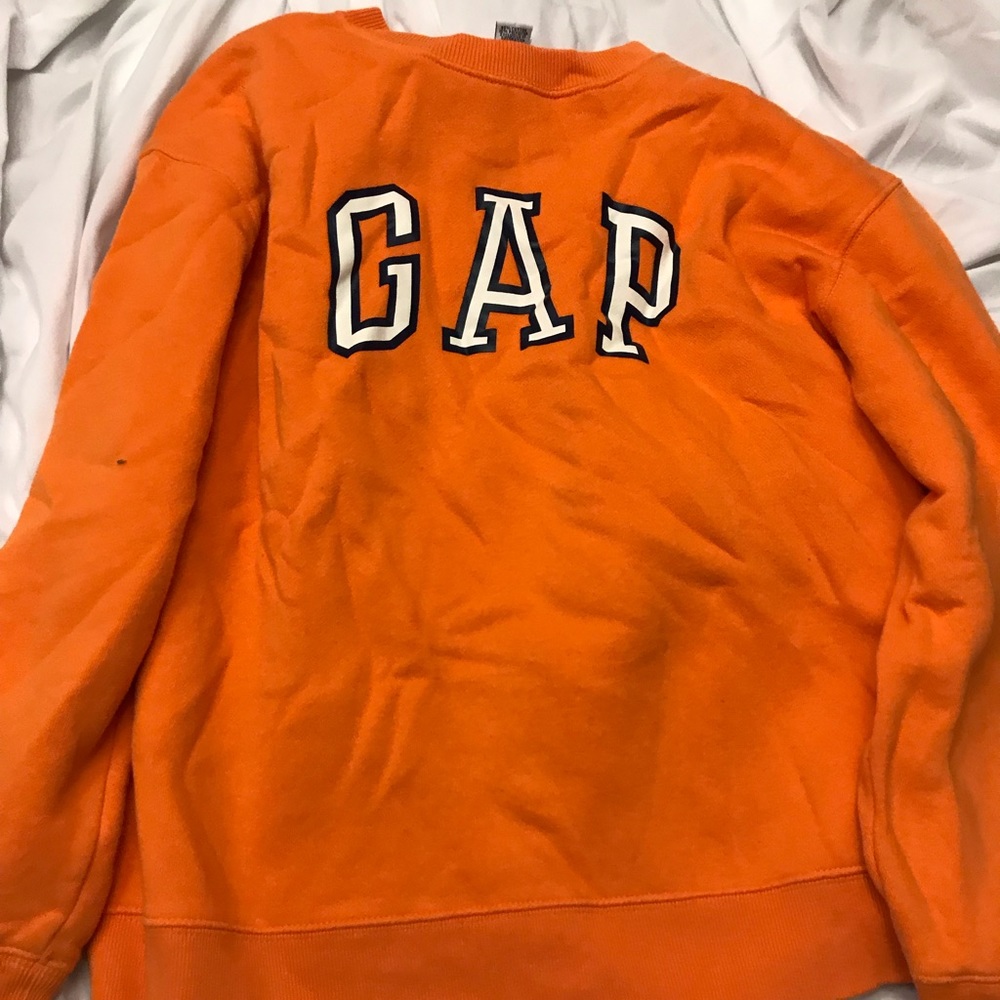 Gap orange sweatshirt
